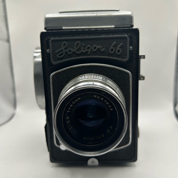 Fujita Kogaku Camera 1956 Soligor 66 Medium Format Film Camera F.C 80mm f3.5 Len - Picture 2 of 5